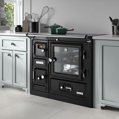 TBN con puerta de horno acristalada, en ambiente