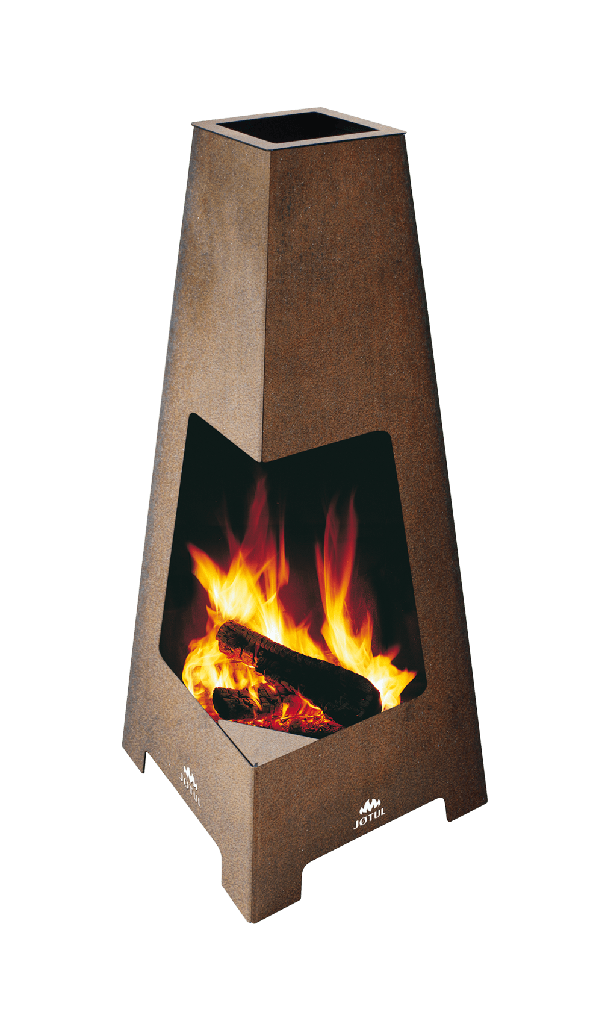 [51013585] TERRAZZA, CHIMENEA DE EXTERIOR EN ACERO CORTEN