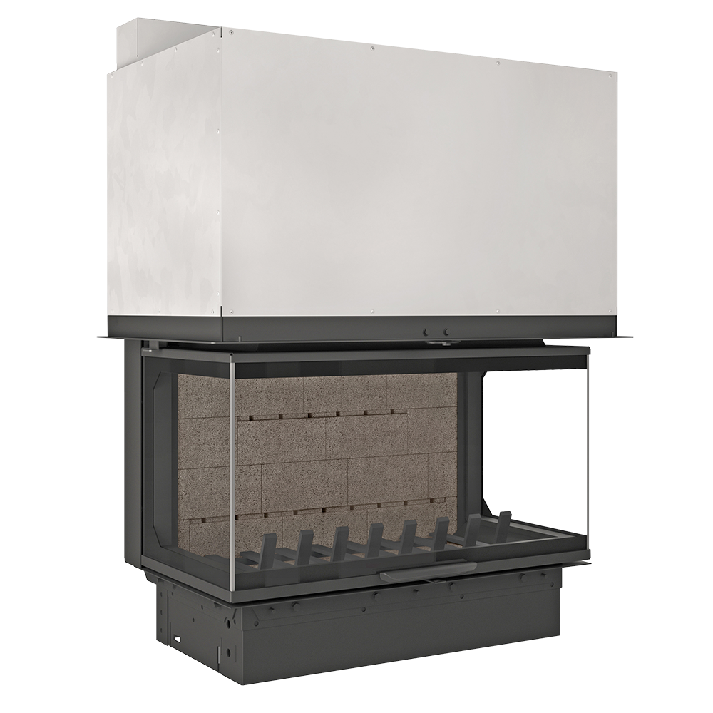 [N21641] ATRAFLAM 800 3V PANORAMA SERIGRAFÍA NEGRA LADRILLOS REFRACTARIOS NEGROS