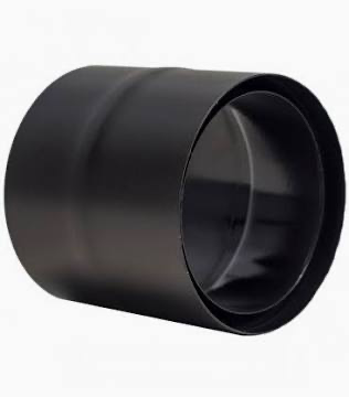 [292227] ADAPTADOR ANTICONDENSACIÓN H/H 150 ESMALTADO NEGRO 2C