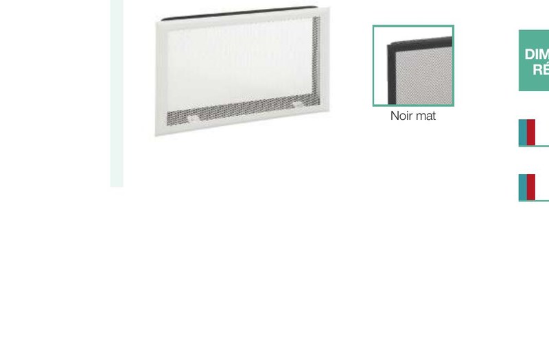GRILLE NOIRE 33X25