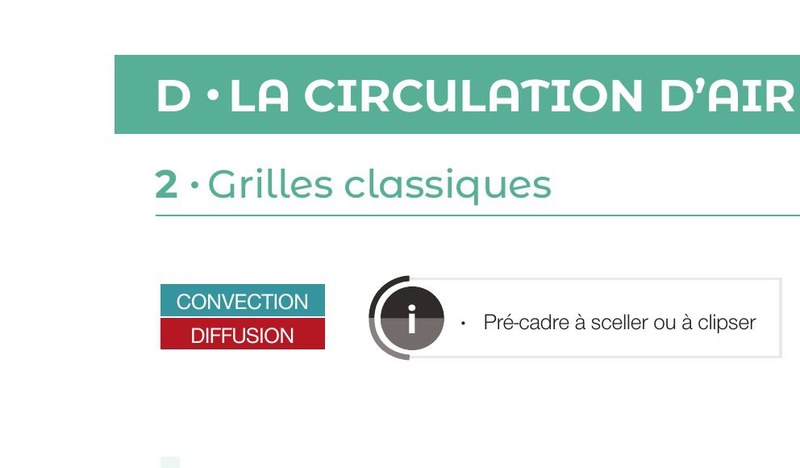 GRILLE 50x20 BLANCHE B9 A LAMELLES