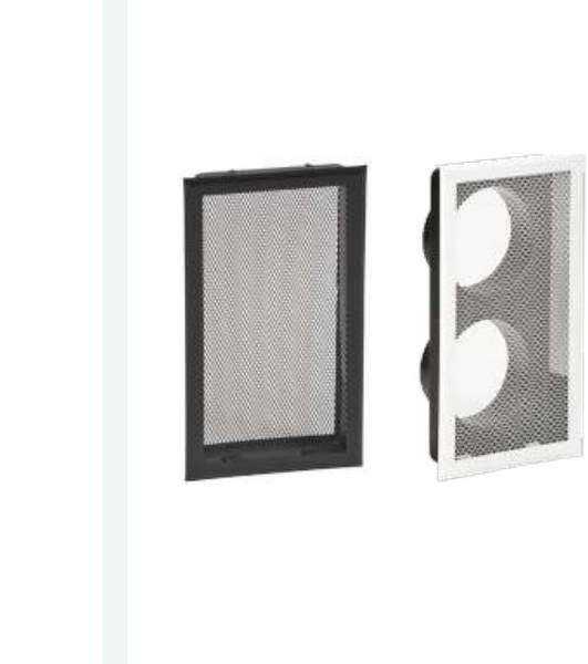 [013.35.27BV160] GRILLE NOIRE 35X20 BV D160