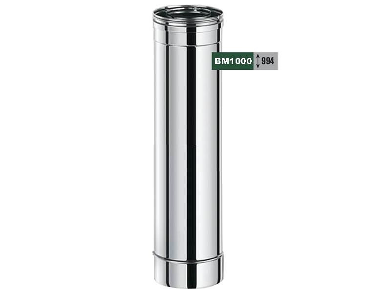 TUBO ESTANCO 1M 80/125 MM