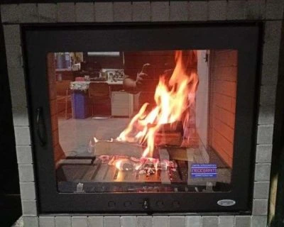 PUERTA 1 HOJA A MEDIDA PARA CHIMENEA