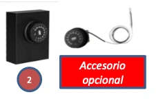 [ETT-MN-0] TERMOSTATO CON CAJA PARA SUJECIÓN EN PARED