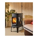 DOVRE SAGA 107 ESTUFA DE LEÑA FUNDICIÓN 7,5 KW Ø125 DIM AL730 AN415 PR580 MM