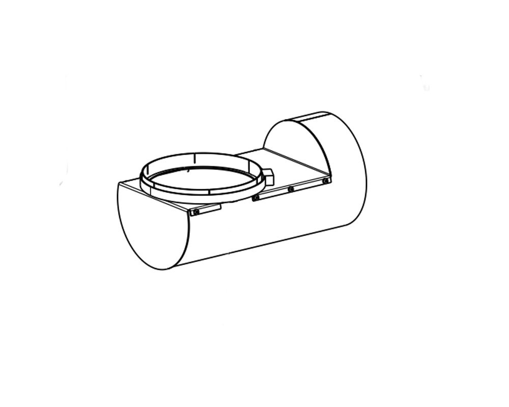 [01074002] SET DE ADAPTADORES CONEXIÓN TRASERA AIRE EXTERIOR ESTUFA LEÑA CLOU COMPACT 2.0
