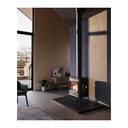 DOVRE SAGA 207 ESTUFA DE LEÑA FUNDICIÓN 8 KW Ø150 DIM AL740 AN655 PR430 MM