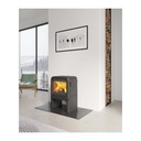 DOVRE ROCK 350 TB ESTUFA DE LEÑA FUNDICIÓN 7 KW Ø150 DIM AL745 AN510 PR375 MM