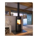 DOVRE BOLD 400 ESTUFA DE LEÑA FUNDICIÓN 7 KW Ø150 DIM AL1130 AN490 PR415 MM
