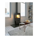 DOVRE SENSE 403 ESTUFA DE LEÑA FUNDICIÓN 7,5 KW Ø150 DIM AL1160 AN555 PR440 MM