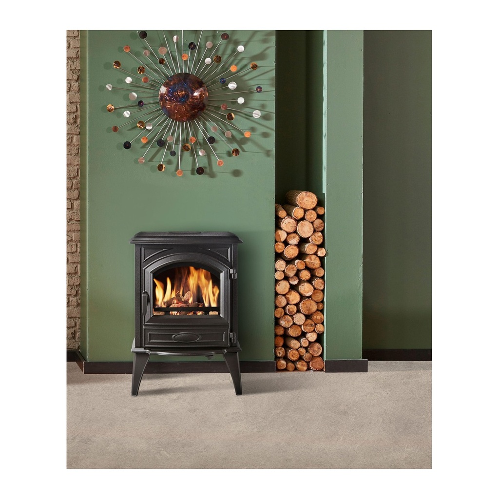 DOVRE 540 W ESTUFA DE LEÑA FUNDICIÓN 6,5 KW Ø150 DIM AL740 AN540 PR475 MM