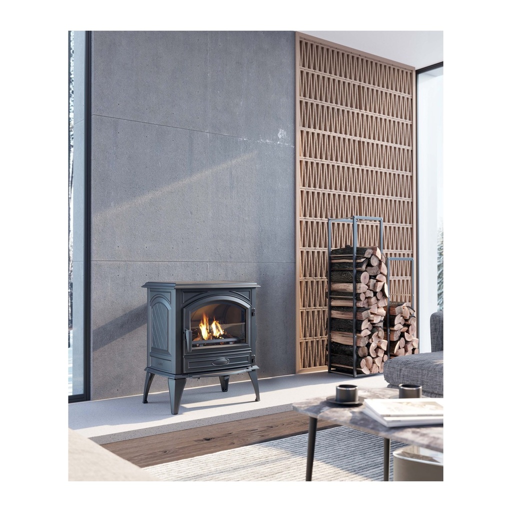 DOVRE 640 WD ESTUFA DE LEÑA FUNDICIÓN 7,5 KW Ø150 DIM AL760 AN660 PR565 MM