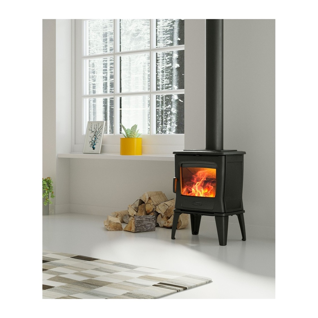 DOVRE TAI 35 W ESTUFA DE LEÑA FUNDICIÓN 6,5 KW Ø150 DIM AL785 AN520 PR400 MM