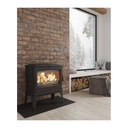 DOVRE TAI 55 WD ESTUFA DE LEÑA FUNDICIÓN 10,5 KW Ø150 DIM AL800 AN715 PR425 MM