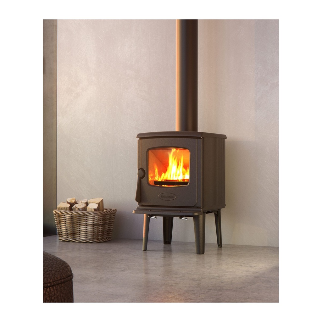 DOVRE 325 CB ESTUFA DE LEÑA FUNDICIÓN 6,5 KW Ø125 DIM AL655 AN465 PR490 MM