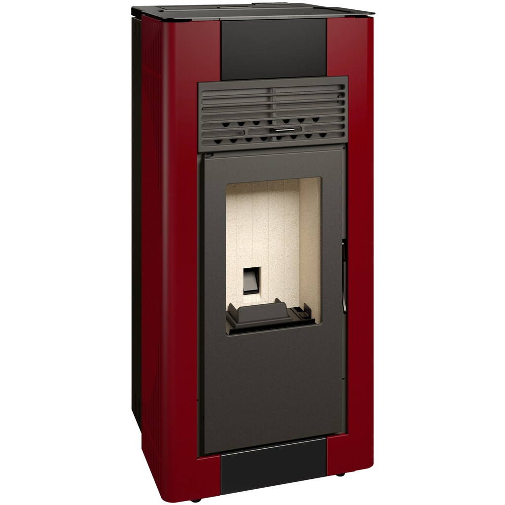 FERLUX ESTUFA PELLETS CANALIZABLE "LYRA 12" 2 CANALIZACIONES 4,6-12,5KW R92-87% 29KG DEP. @80 DIM AL1190 AN561 PR542 MM