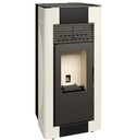 FERLUX ESTUFA PELLETS CANALIZABLE "LYRA 12" 2 CANALIZACIONES 4,6-12,5KW R92-87% 29KG DEP. @80 DIM AL1190 AN561 PR542 MM