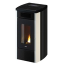 CADEL ESTUFA PELLET CANALIZABLE "ATENA PLUS 14" 12-14KW METÁLICO ANTRACITA 160KG DIM AL1140 AN580 PR580 MM