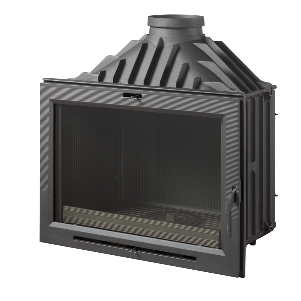 [2020355] HERGOM H-03/80 S HOGAR DE LEÑA FUNDICIÓN DOBLE COMBUSTIÓN 13,3 KW Ø200
