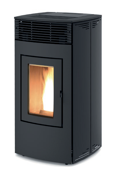 RED ESTUFA PELLET CANALIZABLE "LOTO MULTIAIR 14" 2 CANALIZACIONES 3,4-13,8KW R93% 31KG DEP. @80 DIM AL1130 AN561 PR567 MM