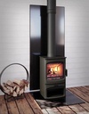 CHARNWOOD AIRE 5 CON LEÑERO ESTUFA LEÑA 7KW