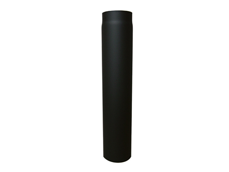 [270038] BM TUBO MACHO-HEMBRA 1000 MM Ø150 ACERO 2 MM (NEGRO)