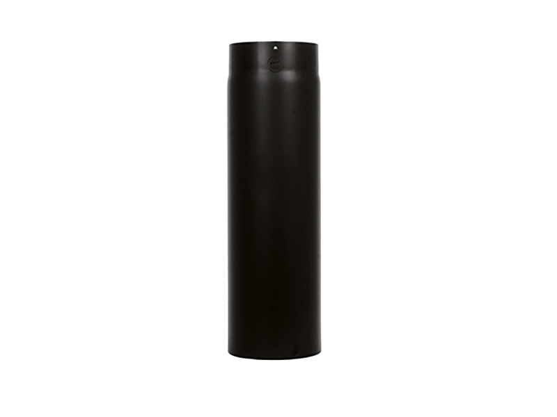 [270036] BM TUBO MACHO-HEMBRA 500 MM Ø150 ACERO 2 MM (NEGRO)