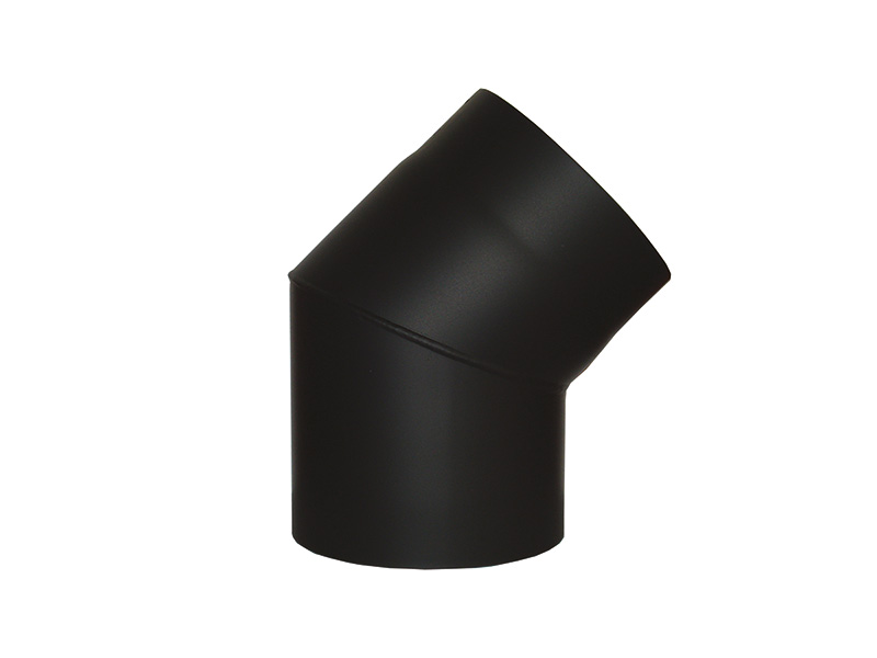 BM CODO 45° SIN REGISTRO (CORTO) Ø150 ACERO 2 MM