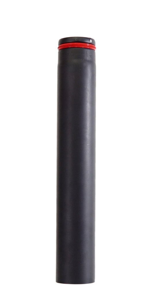BM TUBO DE PELLET 1000 MM CON JUNTA DE SILICONA ACERO 1 MM