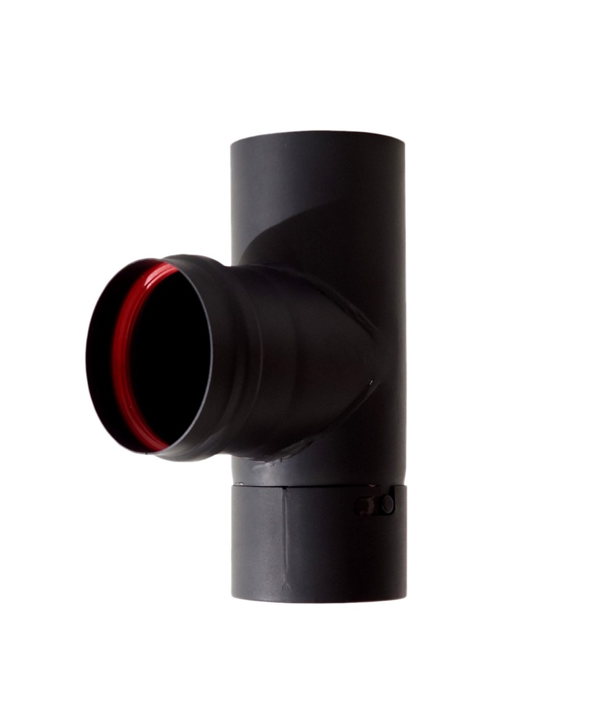 BM T CON TAPÓN HEMBRA PARA TUBO DE PELLET ACERO 1 MM