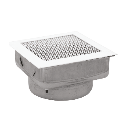 [5122-T-B] BRONPI REJILLA M-D 15X15 MOTORIZADA CON TURBINA SALIDA Ø120 (BLANCO)