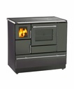 WAMSLER K138F COCINA DE LEÑA CON HORNO Y PUERTA DE CRISTAL 7 KW Ø120 DIM AL850 AN905 PR600 MM