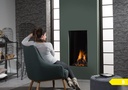 WANDERS INSERTABLE GAS "LENGA 500" 9,30KW ESTANCO C/MANDO @100/150 DIM AL1171 AN554 PR389 MM