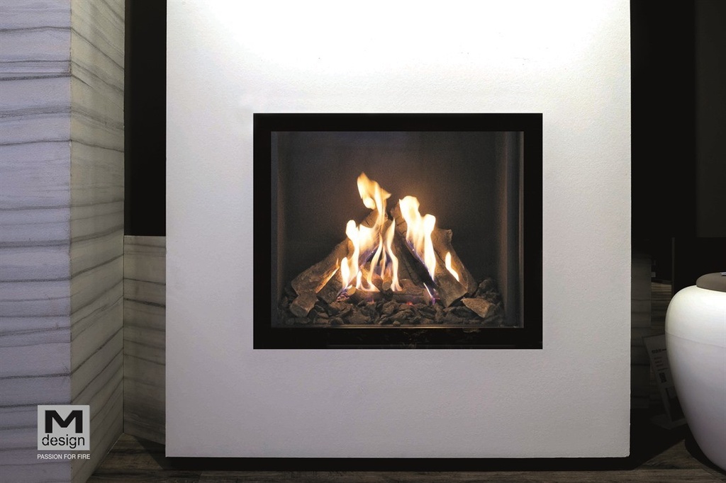 [VG730] M-DESIGN HOGAR INSERTABLE GAS "VENUS TRUE VISION 730" 7KW ESTANCO C/MANDO @130/200 DIM AL1075 AN839 PR517 MM