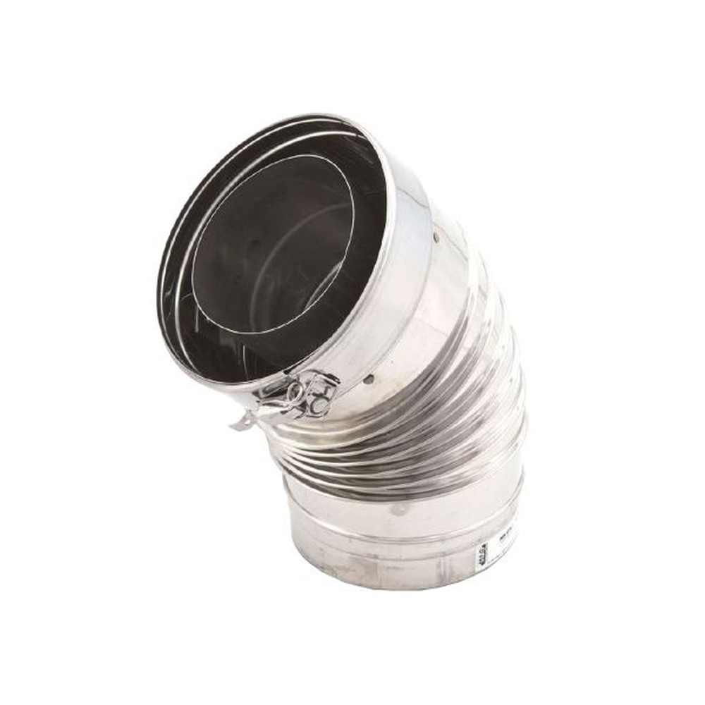 [57A9262400] FABER CODO 45º @150/100 CONCÉNTRICO GAS