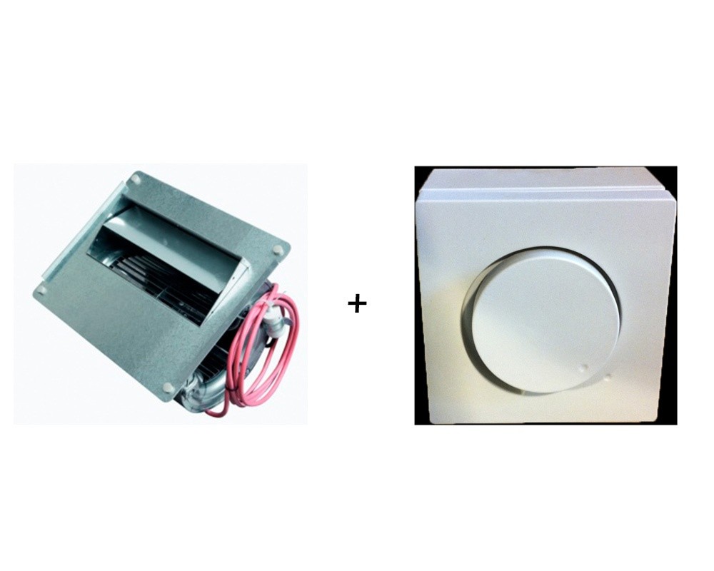 [TL600] M-DESIGN VENTILADOR 600 M3/H CON REGULADOR ESTÁNDAR PARA HOGARES FRONTALES (VENUS, LUNA, ARGENTO)