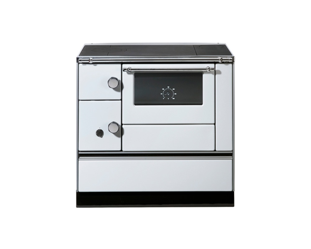 WAMSLER K76/90 COCINA DE LEÑA CON HORNO 7,3 KW Ø120 DIM AL850 AN900 PR600 MM