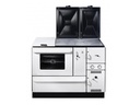WAMSLER K178 K COCINA DE LEÑA CALEFACTORA CON HORNO 27 KW (19 KW AGUA) Ø150 DIM AL850 AN1110 PR600 MM