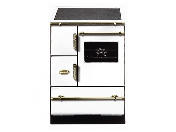 WAMSLER K118 CL COCINA DE LEÑA CREATIVE LINE CON HORNO 6 KW Ø120 DIM AL850 AN600 PR600 MM