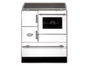 WAMSLER K128 CL COCINA DE LEÑA CREATIVE LINE CON HORNO 7 KW Ø120 DIM AL850 AN715 PR600 MM
