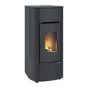 EXTRAFLAME ANGELICA EVO ESTUFA PELLET ESTANCA 8 KW Ø80 DIM AL1016 AN495 PR555 MM