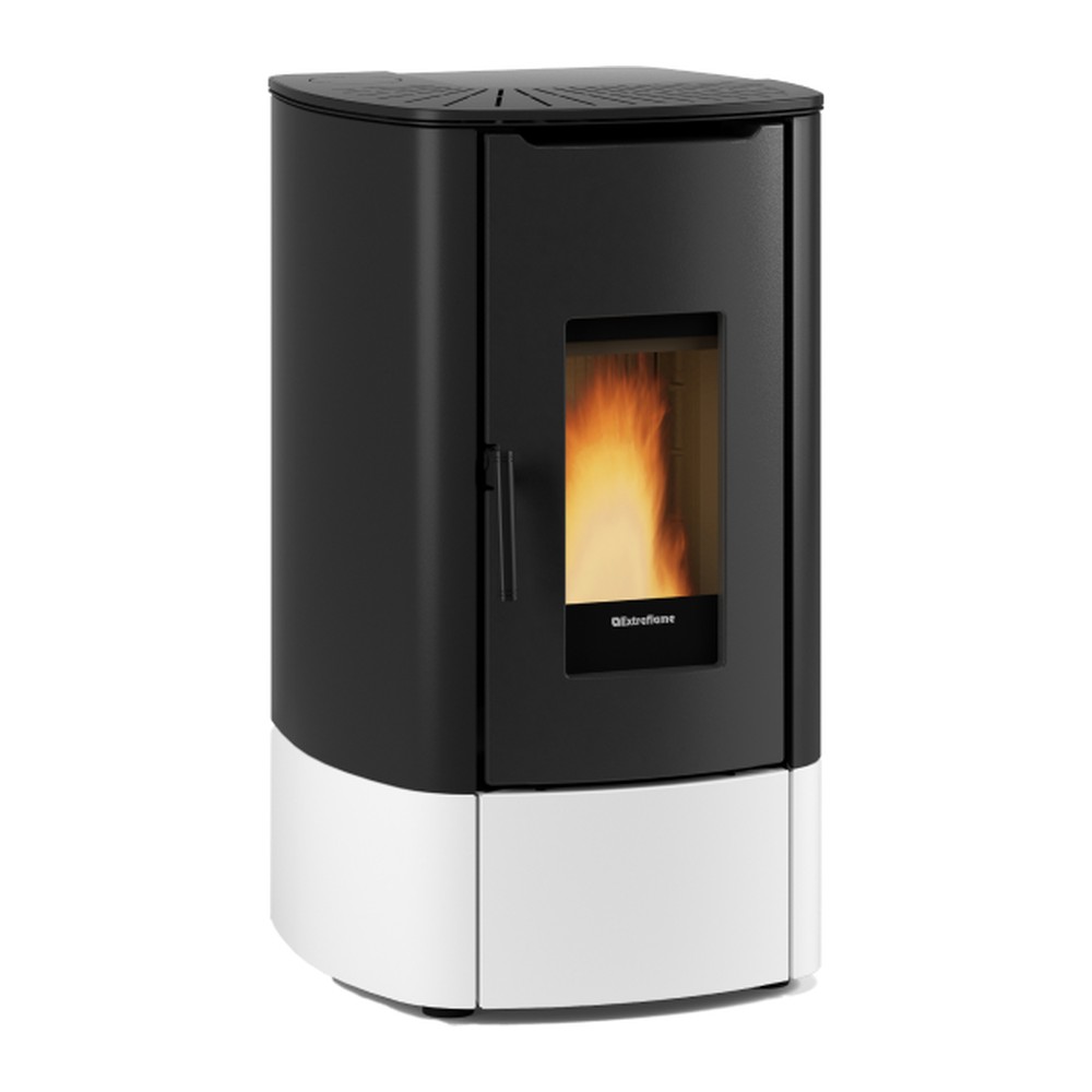 EXTRAFLAME ANGY TOP ESTUFA PELLET 7 KW Ø80 DIM AL897 AN506 PR525 MM