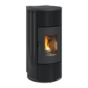 EXTRAFLAME DANIELA ESTUFA PELLET ESTANCA 8 KW Ø80 DIM AL1006 AN500 PR586 MM