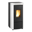 EXTRAFLAME MOIRA EVO ESTUFA PELLET 7 KW Ø80 DIM AL893 AN463 PR528 MM