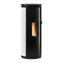EXTRAFLAME PAMELA STEEL ESTUFA PELLET 8 KW Ø80 DIM AL1197 AN470 PR470 MM
