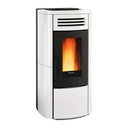 EXTRAFLAME TERRY PLUS ESTUFA PELLET CANALIZABLE 12,1 KW Ø80 DIM AL1151 AN569 PR598 MM
