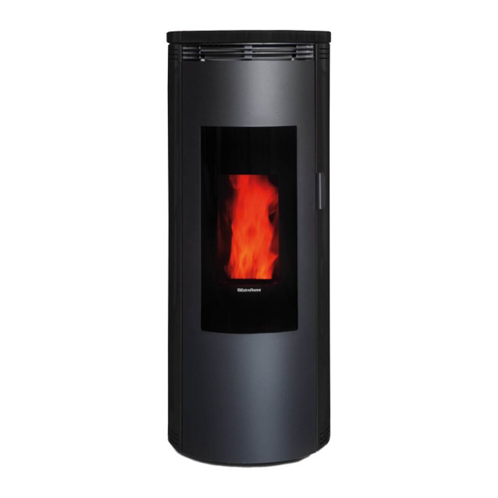 [009278468] EXTRAFLAME KIT CRISTAL NIGHTVIEW ROBAX NEGRO TRASLÚCIDO PARA ESTUFA DE PELLET