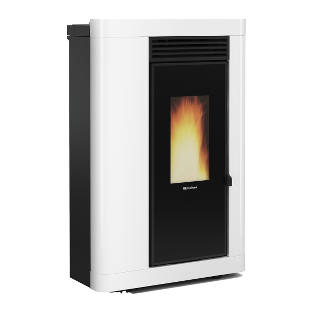 EXTRAFLAME ANNABELLA AD EVO ESTUFA PELLET CANALIZABLE 9 KW Ø80 DIM AL1078 AN703 PR343 MM